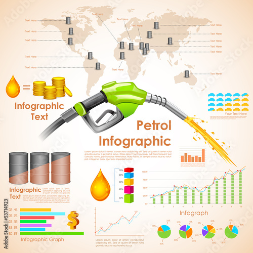 Vector: Petroleum Infographic Petroleum Infographic