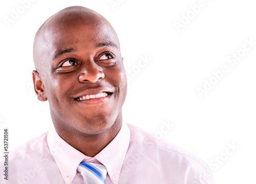 Photo: Thoughtful business man Thoughtful business man