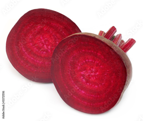 Photo: Fresh Beet over white background Fresh Beet over white background
