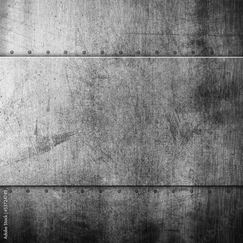 Illustration: Grunge metal background Grunge metal background