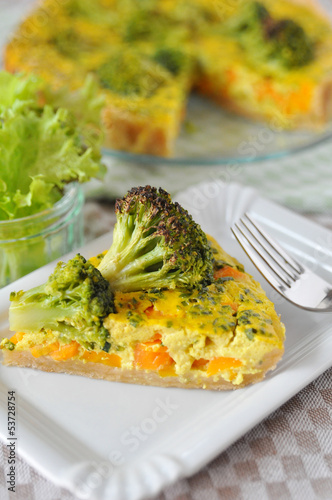 Photo: Curry Brokkoli Quiche Curry Brokkoli Quiche