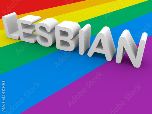 Illustration: lesbiand word lesbiand word