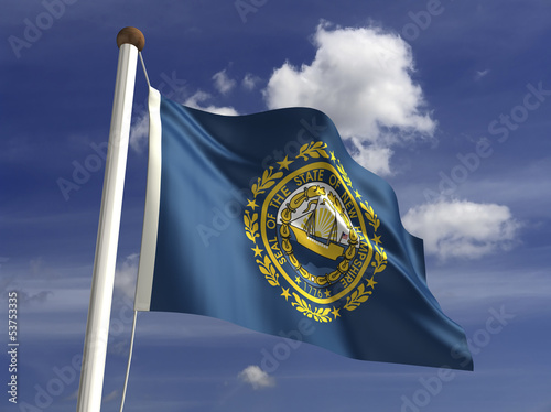 Illustration: New Hampshire Flag New Hampshire Flag