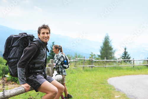 Photo: Man relaxing Man relaxing