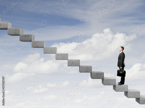 Photo: stepping up a staircase stepping up a staircase