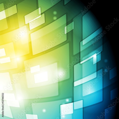 Vector: Bright abstract hi-tech background. Vector template eps 10 Bright abstract hi-tech background. Vector template eps 10