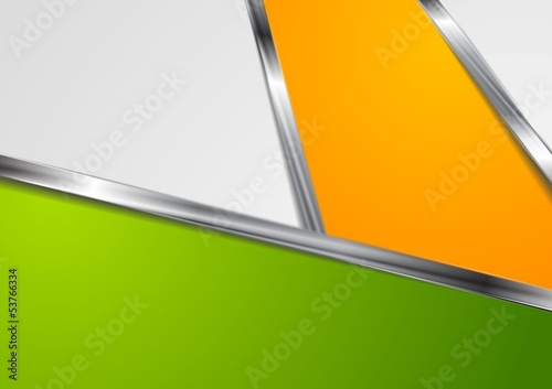Vector: Bright elegant abstract background with metallic stripes Bright elegant abstract background with metallic stripes