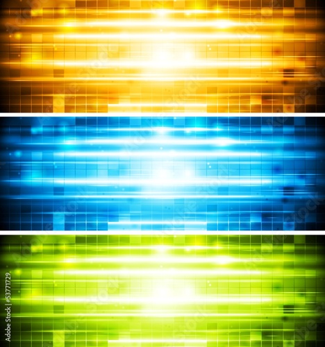 Vector: Abstract shiny colourful banners. Vector design eps 10 Abstract shiny colourful banners. Vector design eps 10