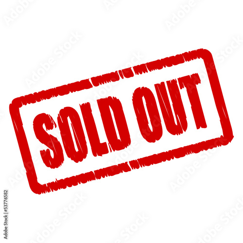 Vector: stempel er sold out I stempel er sold out I