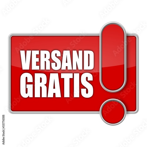 Illustration: button mr versand gratis I button mr versand gratis I