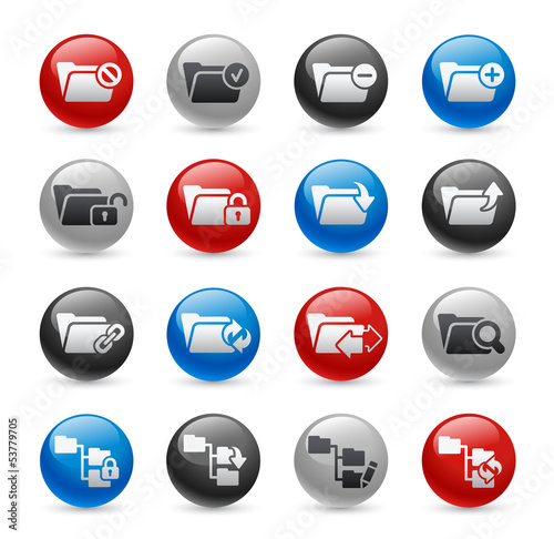 Vector: Folder Icons - Set 1 -- Gel Pro Series Folder Icons - Set 1 -- Gel Pro Series