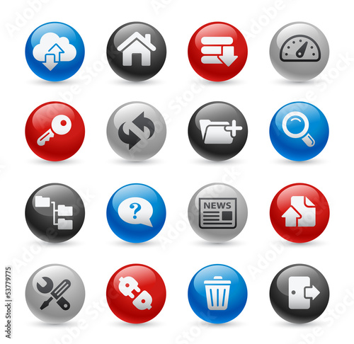 Vector: Hosting Icons -- Gel Pro Series Hosting Icons -- Gel Pro Series