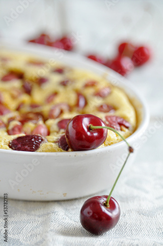 Photo: Clafoutis mit Kirschen Clafoutis mit Kirschen