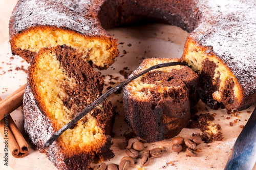Photo: Vanilla nad coffe cake Vanilla nad coffe cake