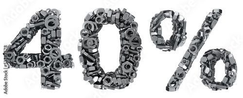 Illustration: Metal 40% Metal 40%