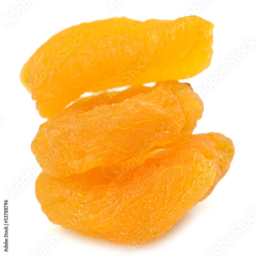 Photo: Dried Apricots Isolated on White Background Dried Apricots Isolated on White Background