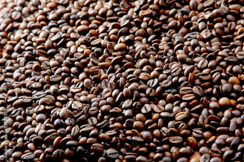 Photo: Coffee beans background Coffee beans background