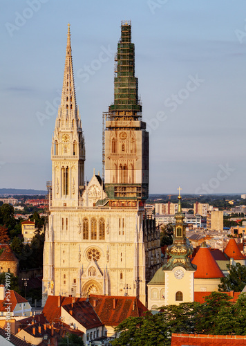 Photo: Zagreb Cathedral, Croatia Zagreb Cathedral, Croatia