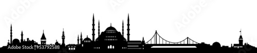 Vector: Skyline Istanbul Skyline Istanbul