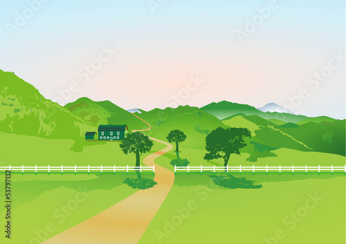 Vector: farmland farmland