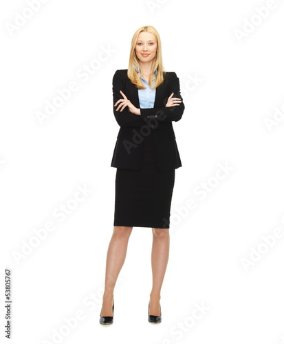Photo: smiling businesswoman smiling businesswoman