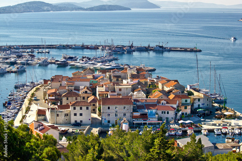 Photo: Dalmatian town of Tribunj, Vodice aerial view Dalmatian town of Tribunj, Vodice aerial view
