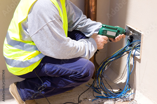Photo: electrician electrician
