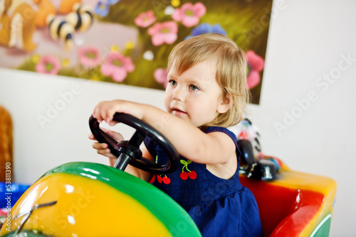 Photo: girl in car girl in car