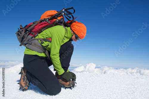 Photo: Winter glacier trekking Winter glacier trekking