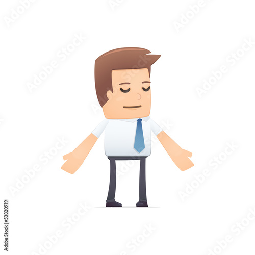 Vector: manager, suitable for use in dialogs with other characters. manager, suitable for use in dialogs with other characters.