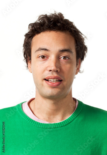 Photo: young man portrait young man portrait