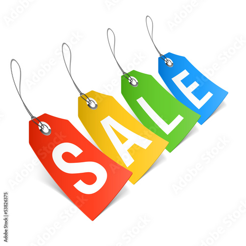 Vector: Sale, price tags Sale, price tags