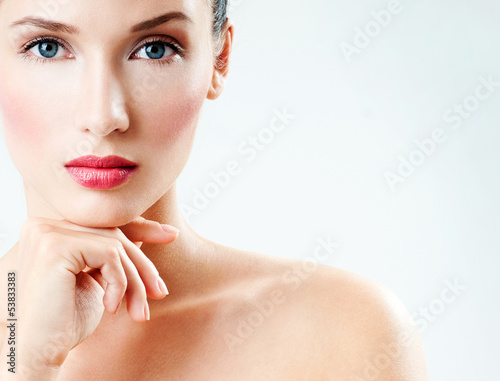 Photo: Beautiful Girl face. Perfect skin Beautiful Girl face. Perfect skin