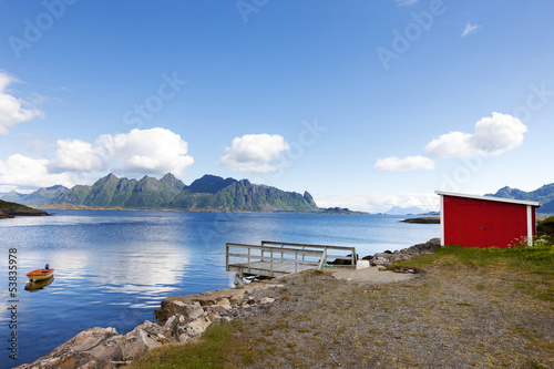 Photo: Fischerhütte in den Lofoten Fischerhütte in den Lofoten