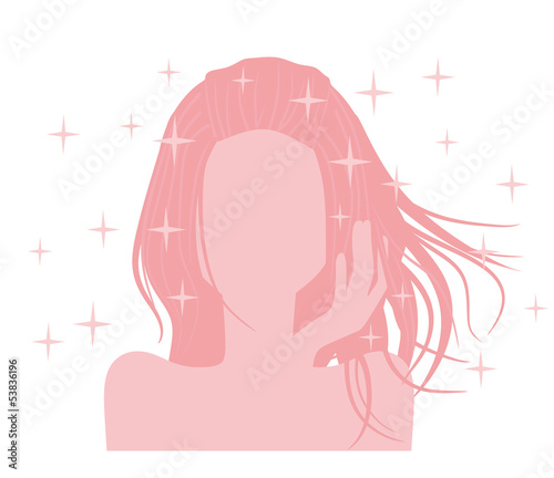 Vector: ヘアケア シルエット ヘアケア シルエット