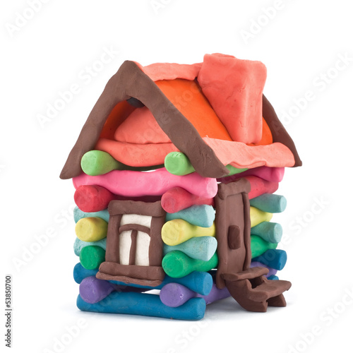 Photo: plasticine house plasticine house