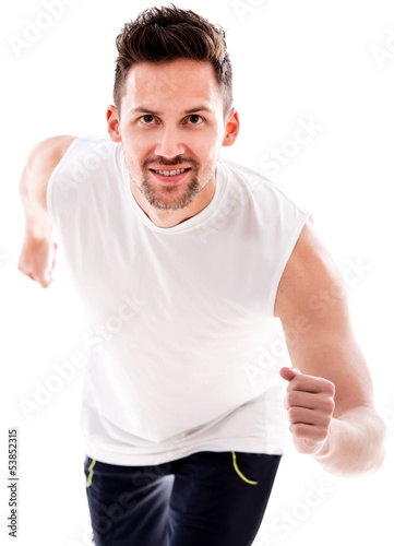 Photo: Man running Man running