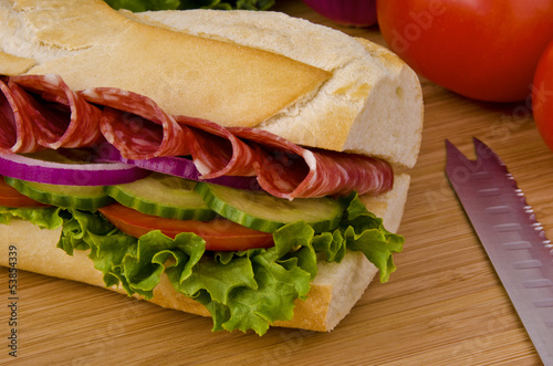 Photo: Submarine sandwich Submarine sandwich