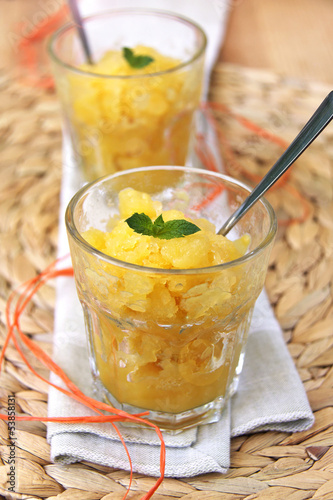Photo: mango orange granita mango orange granita