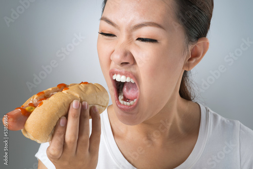 Photo: Crazy for hot-dog Crazy for hot-dog