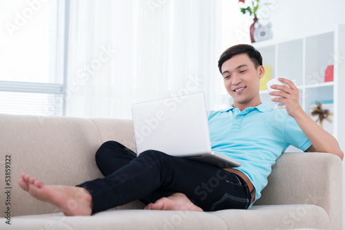 Photo: Relaxed guy Relaxed guy