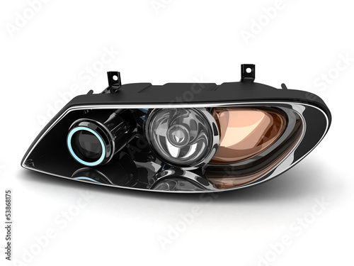 Illustration: Headlight car Headlight car