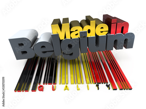 Illustration: Made in Belgium, quality Made in Belgium, quality