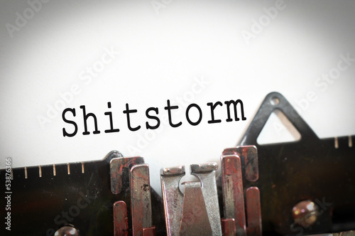 Photo: Shitstorm Shitstorm