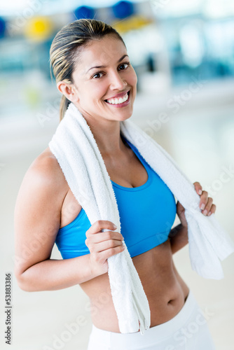 Photo: Woman at the gym Woman at the gym