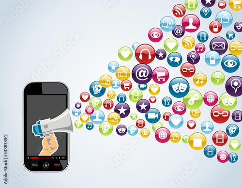 Vector: Smartphone mobile applications Smartphone mobile applications