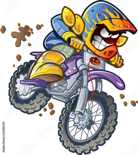 Vector: BMX Dirt Bike Rider BMX Dirt Bike Rider