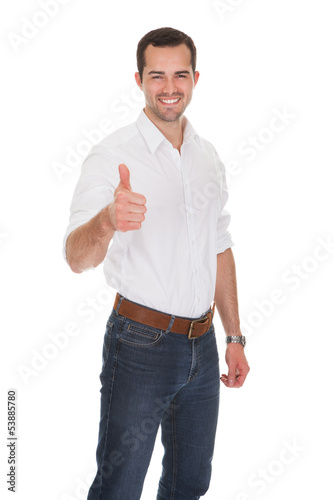 Photo: Portrait of smiling young man Portrait of smiling young man