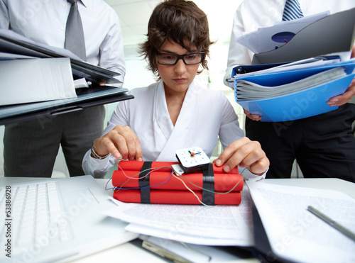 Photo: Experienced accountant Experienced accountant