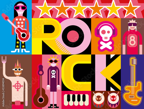 Vector: Rock and Roll Rock and Roll